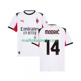 Maillot de Foot AC Milan Luka Modrić 14 Extérieur 2025-26